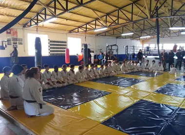 Une classe de judo