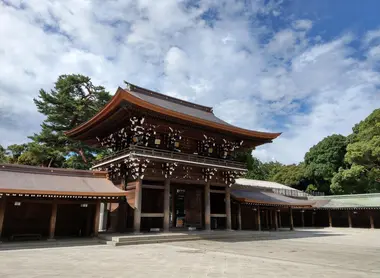 Meiji-jingu, célèbre sanctuaire de Tokyo Meiji-jingu, célèbre sanctuaire de Tokyo