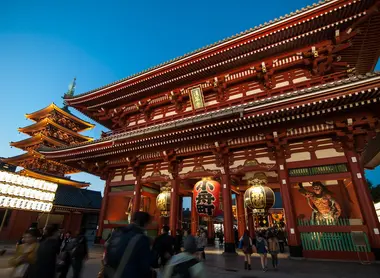 Le fameux temple Sensoji