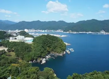 Le port de Kamaishi Le port de Kamaishi