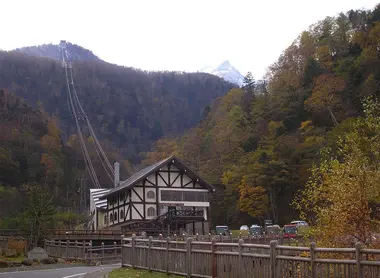 Le téléphérique pour le mont Kurodake