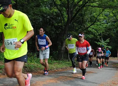 Souffrance des coureurs dans les côtes