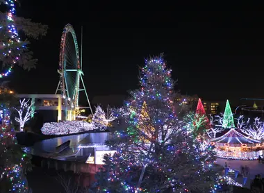 Illuminations de Noël à Yomiuriland