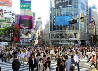 Shibuya crossing à Tokyo