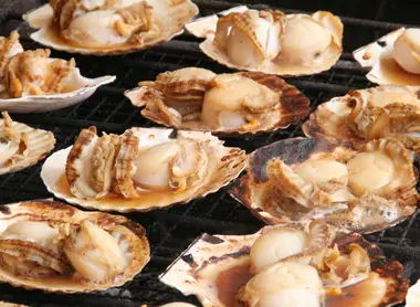Coquilles St Jacques grillées