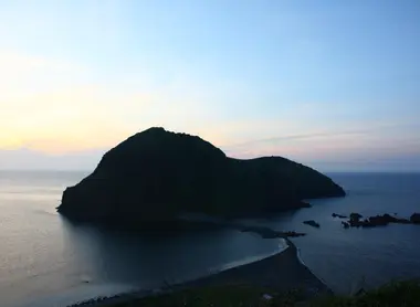 Futatsugame au coucher de soleil