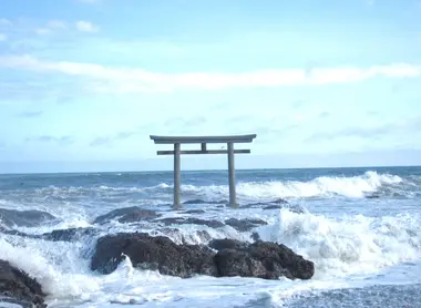Le torii du Dieu de la mer