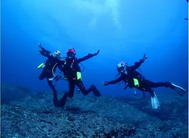 Venez poster vos cartes postales à 10 m sous l'eau !