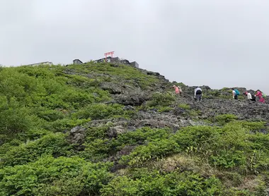 Le torii qui indique une nouvelle étape franchie
