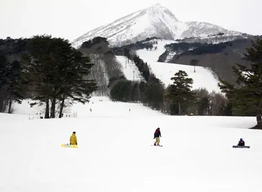 Le mont Bandai dans la préfecture de Fukushima