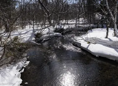 Remonter le cours de l'eau permet de découvrir des paysages insoupçonnés