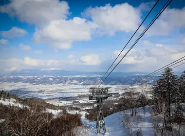 La station de ski de Furano