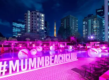 #Mumm Beach Club à la piscine de l'hotel Ana Intercontinental