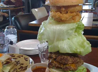 Le genre de challenge 'Burger' que l'on propose parfois ! Le genre de challenge 'Burger' que l'on propose parfois !