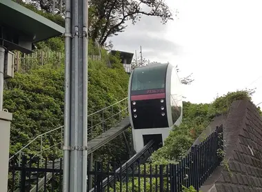 Le monorail du parc Asukayama Le monorail du parc Asukayama