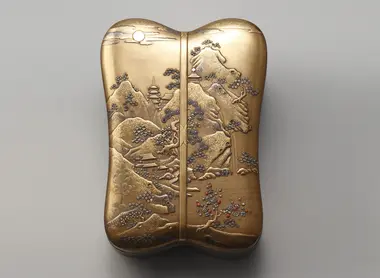 Boîte, laque et or Boîte, laque et or