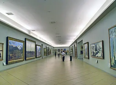 Un couloir du musée Un couloir du musée