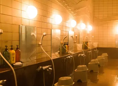 It is mandatory to take a shower before entering the bath It is mandatory to take a shower before entering the bath
