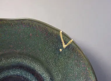 Exemple de réparation avec la méthode kintsugi