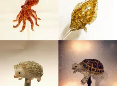 Sélections d'animaux en amezaiku Sélections d'animaux en amezaiku