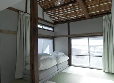 Une des chambres de hanare Une des chambres de hanare