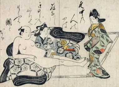 Shunga de Hishikawa Moronobu