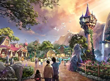 Image d'artiste de l'agrandissement de Tokyo Disneyland