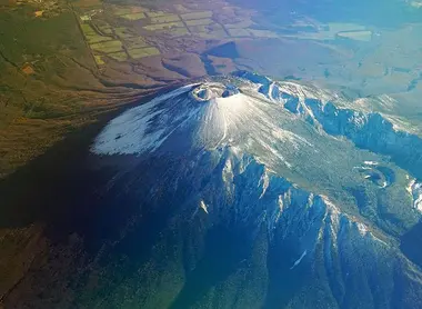 Vue en hauteur du Mont Iwate