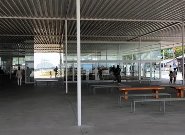 Embarcadère architectural du port de Naoshima