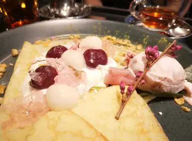 Crêpes aux cerises Crêpes aux cerises