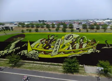 Tambo art à Inakadate Tambo art à Inakadate
