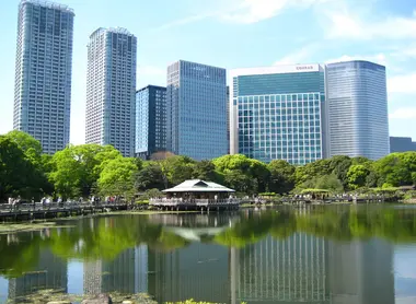 Le jardin Hamarikyu Le jardin Hamarikyu