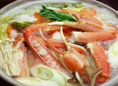 Nabe avec du crabe