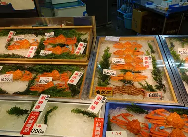 Marché aux crabes de Kanazawa