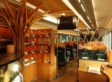 Intérieur design en bois du Shirakami 'Buna'