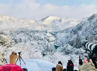  Pont sur la rivière Daiichi Tadami