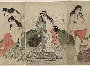 Les ama, par Utamaro (1797)