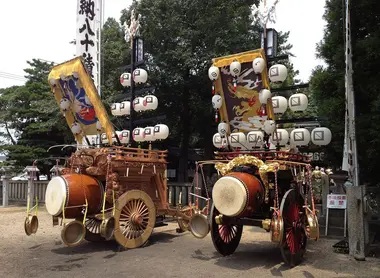 Back of a Ishidori matsuri float