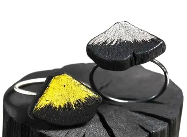 Exposition-Vente / Idées Japon Bague Fuji - Charcoal Eskimeit