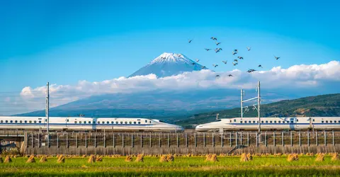 Shinkansen, Mont Fuji