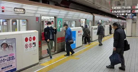 Sakura-dori Line train Nagoya