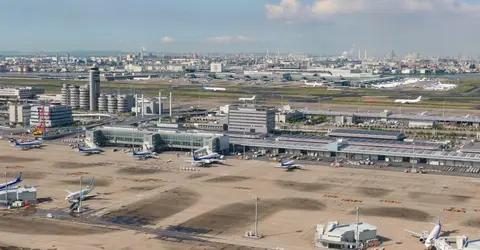 Haneda International Airport Aerial View Tokyo