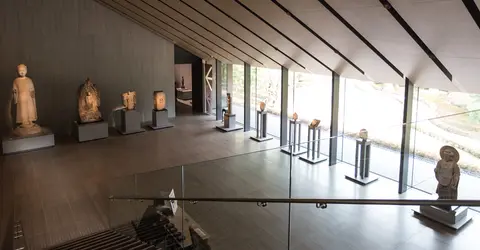 Inside of the Nezu Museum in Tokyo Inside of the Nezu Museum in Tokyo