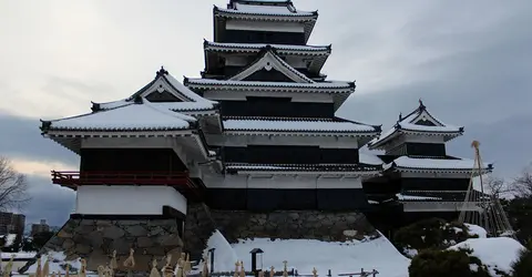 Matsumoto Castle in winter