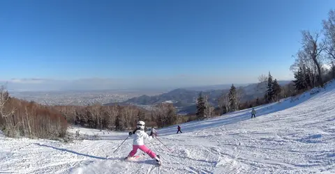 Skiing in Hokkaido