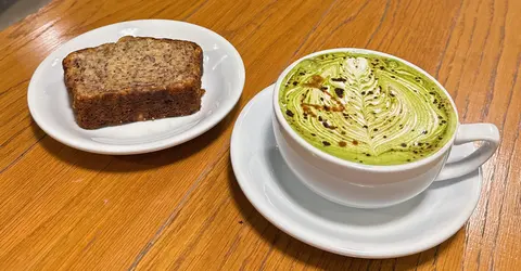 Military Latte at Streamer Coffee