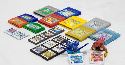 Original Pokemon games from Gen 1 to Gen 6