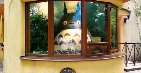 Totoro at the Ghibli Museum