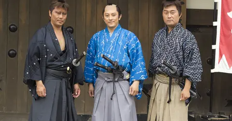 Samurai actors at Toei Kyoto Studio Park