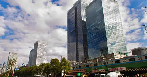 Shiodome is a neighborhood of Tokyo includes one of the largest concentrations of building.